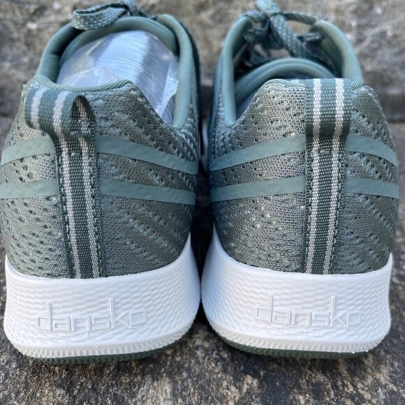 Dansko Sky Sneaker Green Mesh Sz 40 Arch Support Lightweight Comfort 4410133000 - Picture 4 of 10